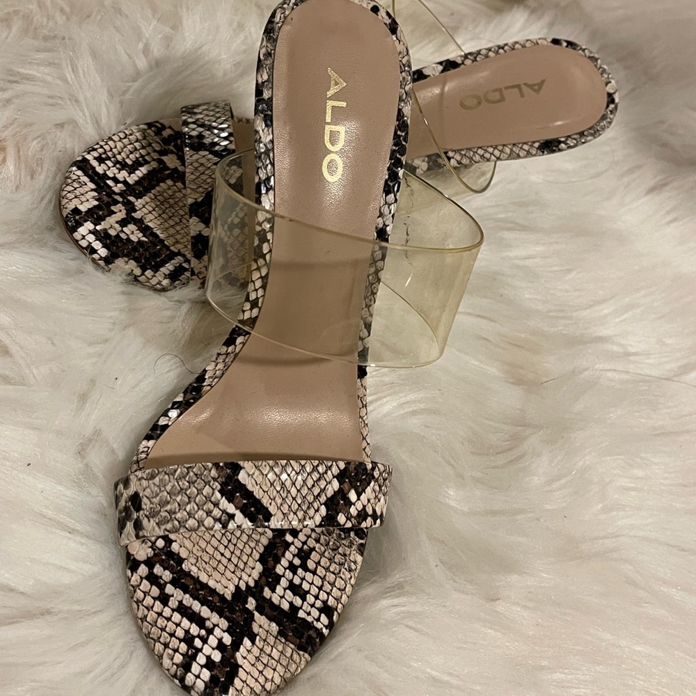 Aldo Leopard Sandals